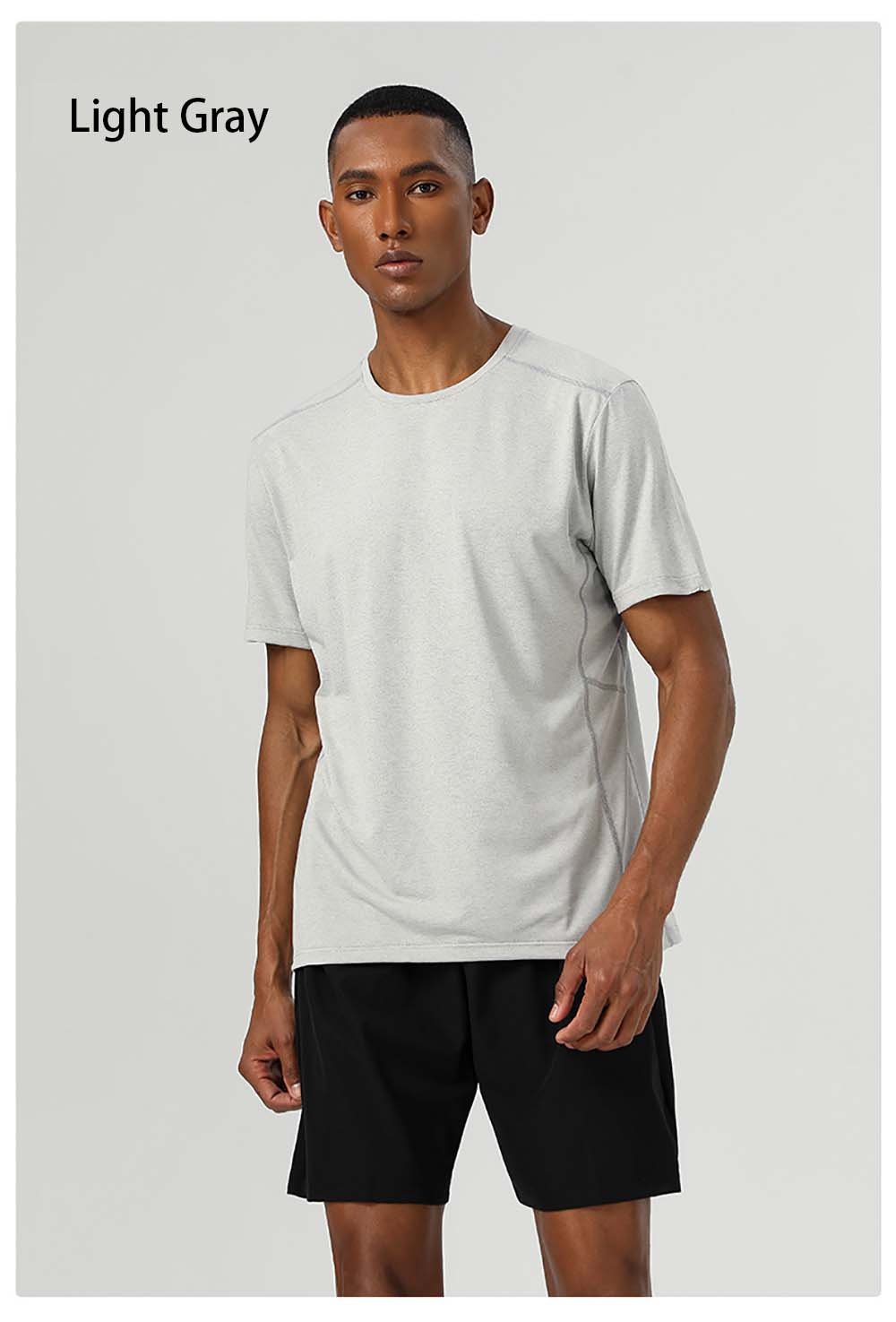 Quick Drying Sports T-Shirt Round Neck