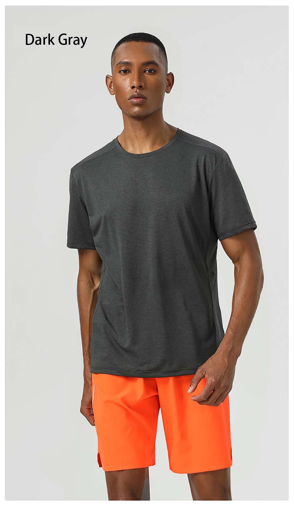 Quick Drying Sports T-Shirt Round Neck