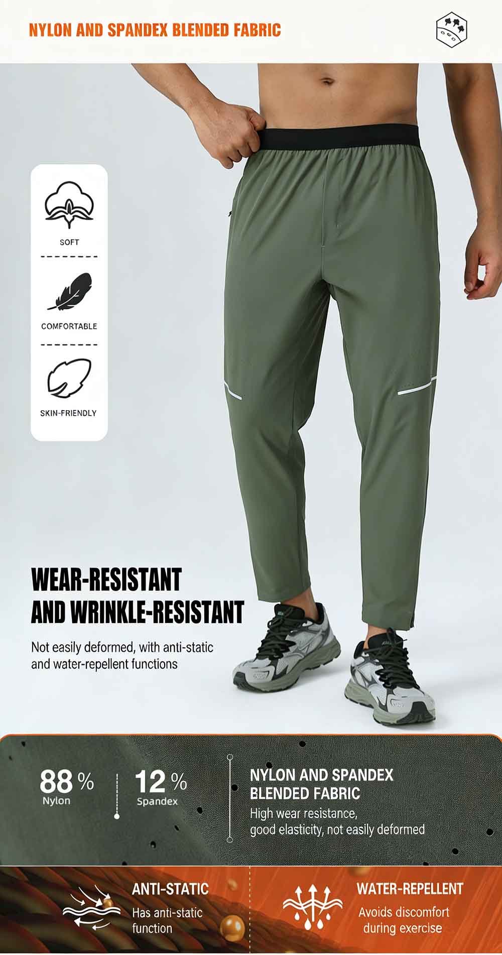 Men's Quick-Drying Running Sports Pants
