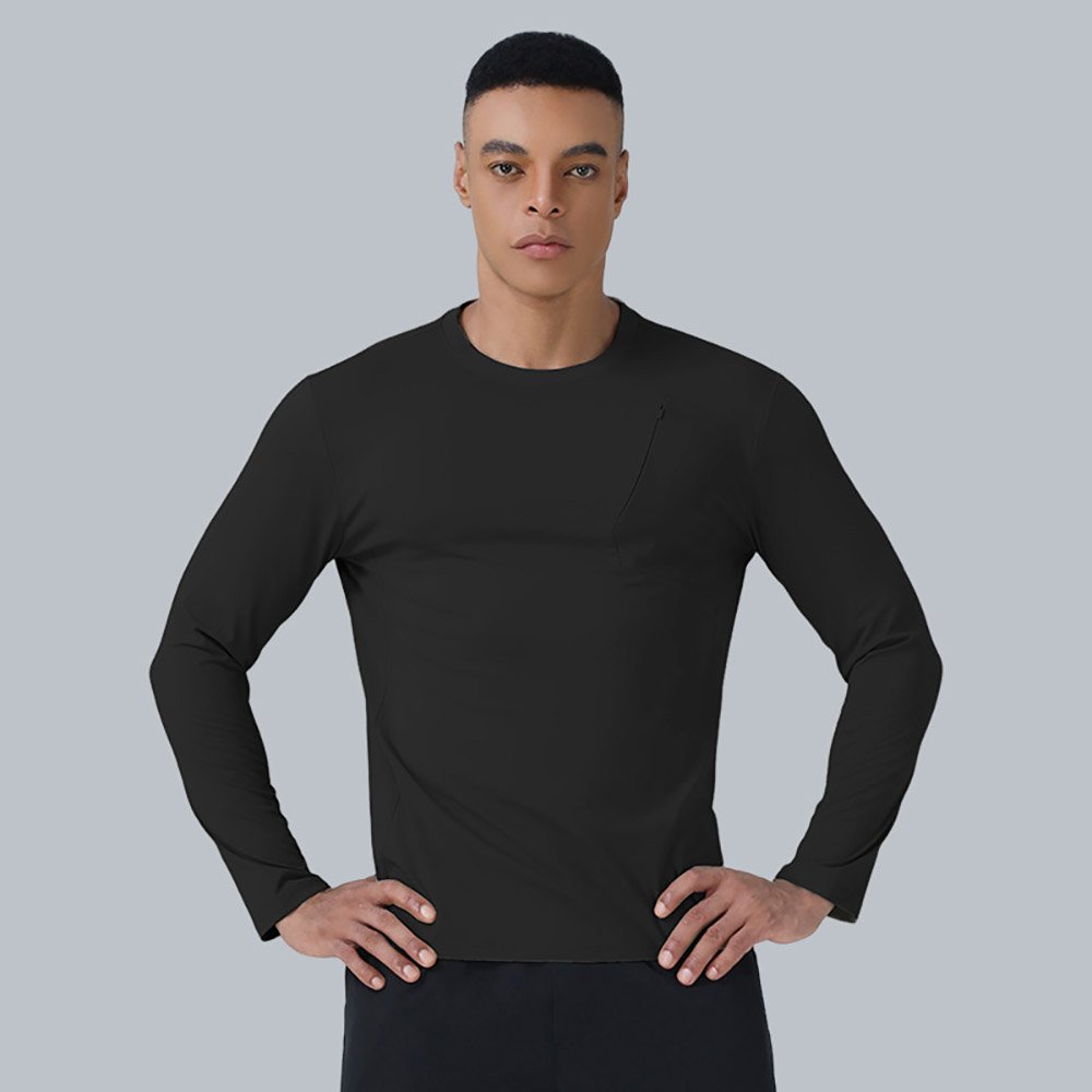 Autumn Men's Quick-Drying Long-Sleeve T-Shirt