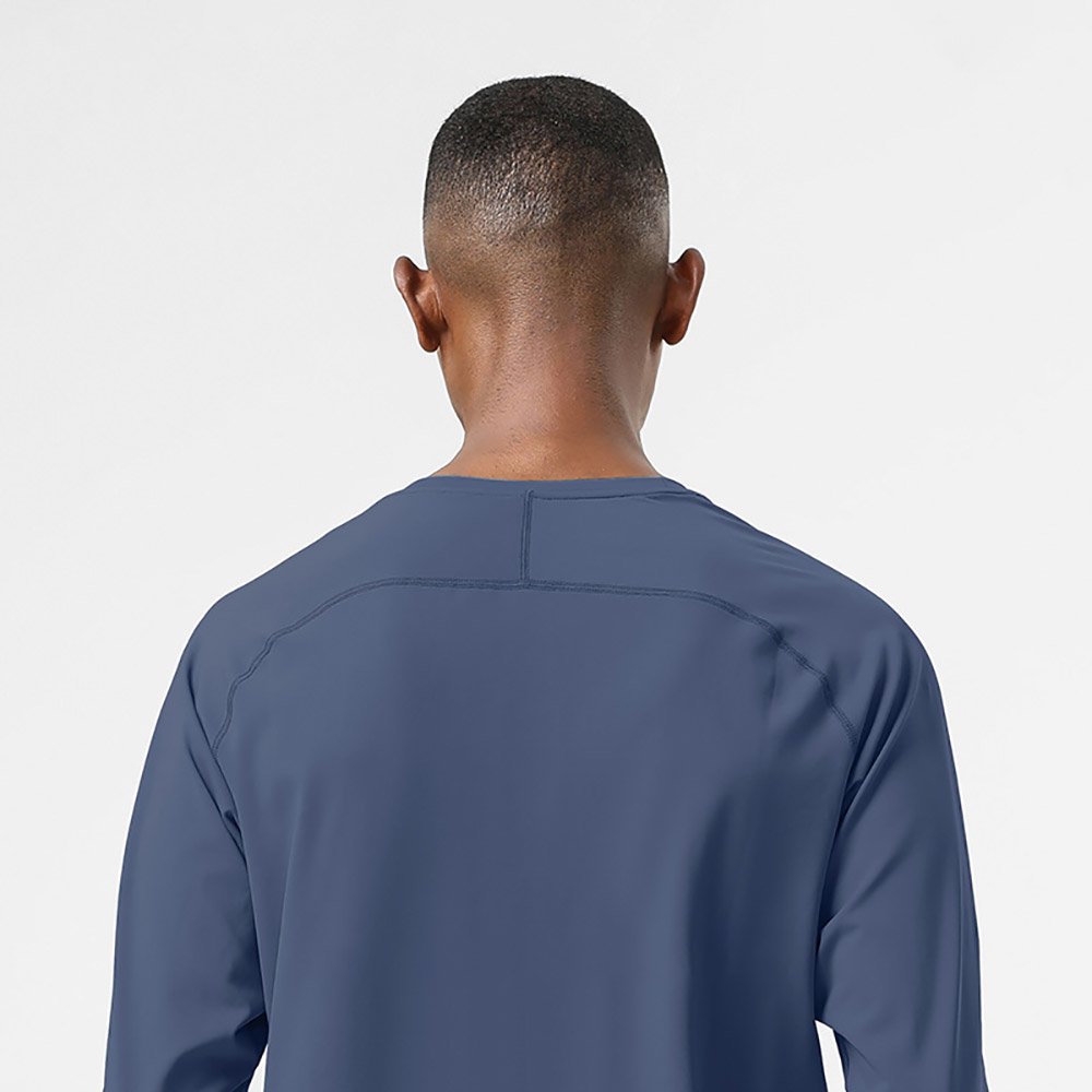 Curved Hem Long Sleeved Training Slim Fit Fitness T-Shirt